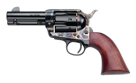 [641996212116] Pietta HF357CHS312NM 1873 Great Western II Posse 357 Mag 6rd 3.50" Blued Steel Barrel  &  Cylinder, Color Case Hardened Steel Frame, Walnut Grip, Exposed Hammer