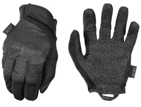 [781513633175] Mechanix Wear MSV55008 Specialty Vent Covert Black Suede Small Velcro Closure