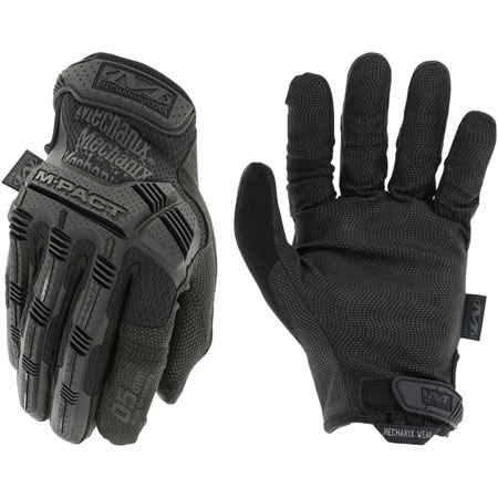 [781513646441] Mechanix Wear MPSD-55-010 M-Pact  Black Touchscreen Suede Large