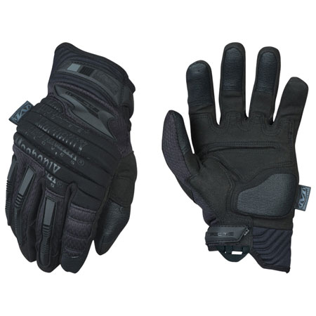 [781513612071] Mechanix Wear MP255008 M-Pact 2 Covert Black Armortex Small Velcro Closure