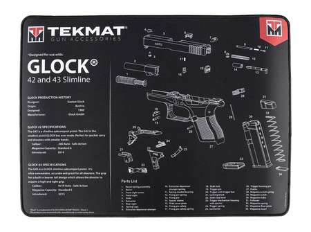 [612409973290] TEKMAT TEK-R20-GLOCK-42-43  20X15 ULTRA GLK 42/43