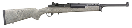 [736676058778] Ruger 5877 Mini-14 Tactical 5.56x45mm NATO 5+1 18.50" Barrel, Blued Alloy Steel, Exclusive Hogue Ghillie Green Stock, Optics Ready