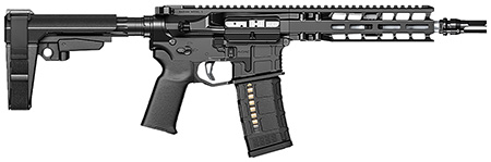 [817093021054] Radian Weapons R0052 Model 1 Pistol 300 Blackout 30+1 9", Black, Billet Rec, M-Lok Handguard, Smooth Buffer Tube (No Brace), Magpul Grip, Ambi Controls, Dead Air QD Flash Hider, Adj. Trigger