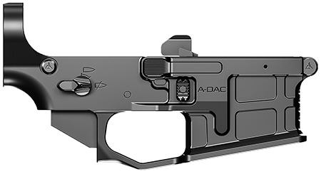 [817093021283] Radian Weapons R0166 A-DAC 15 Lower Receiver Black, Fully Ambi Controls, Talon 45/90 Safety, Ext. Bolt Catch, Left-Side Mag Release, Right-Side Bolt Release, Enhanced Takedown Pins