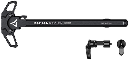 [817093022037] Radian Weapons R0275 Raptor  Charging Handle  &  45/90 Talon Safety, Black, Ambi Controls, Fits Mil-Spec AR-15/M16 Platform