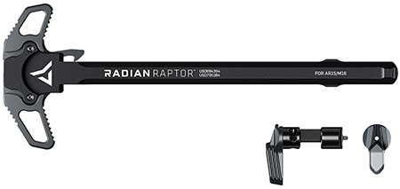 [817093027520] Radian Weapons R0664 Raptor  Charging Handle  &  45/90 Talon Safety, Radian Gray, Ambi Controls, Fits Mil-Spec AR-15/M16 Platform