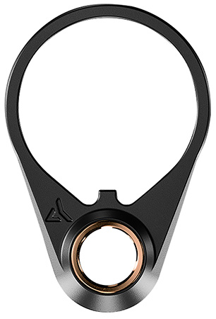 [817093020774] Radian Weapons R0078 Ultralight QD End Plate Fits AR-15/M16, Billet 6061-T6 Aluminum w/Titanium QD Swivel Cup, Black Anodized Finish