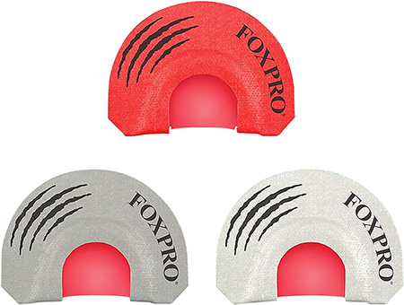 [831621004951] Foxpro LOADEDGUN Loaded Gun Combo Diaphragm Call Double/Triple Reed Coyote Sounds Attracts Coyotes Gray/Red/White 3 Piece