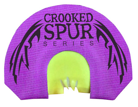 [831621005071] Foxpro CSMOUTHVFANG Crooked Spur V-Fang Diaphragm Call Triple Reed Turkey Sounds Attracts Turkeys Purple