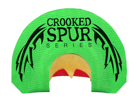 [831621005088] Foxpro CSMOUTHBACKWING Crooked Spur Back Wing Diaphragm Call Triple Reed Turkey Sounds Attracts Turkeys Green