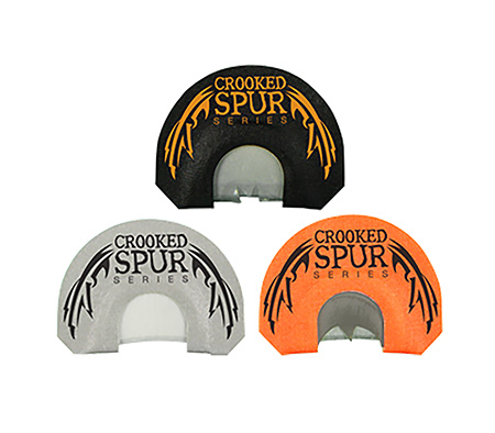 [831621004456] Foxpro CSMCOMBO Crooked Spur Combo Pack Diaphragm Call Double/3.5 Reed Turkey Sounds Attracts Turkeys Black/Orange/White 3 Piece