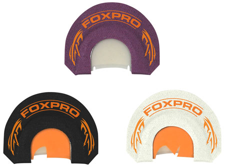 [831621007112] Foxpro HYBRID SPUR COMBO Crooked Spur Hybrid Spur Combo Pack Diaphragm Call Double Reed Turkey Sounds Attracts Turkeys Black/Purple/White 3 Piece