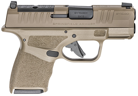 [706397933951] Springfield Armory HC9319FOSP Hellcat Micro-Compact OSP 9mm Luger 3" 11+1, 13+1 Flat Dark Earth Flat Dark Earth Cerakote Steel Slide Adaptive Textured Flat Dark Earth Polymer Grip