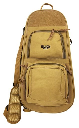 [819644026594] Rukx Gear ATICTARPT Discrete AR-Pistol Backpack Tan 600D Polyester Holds 1