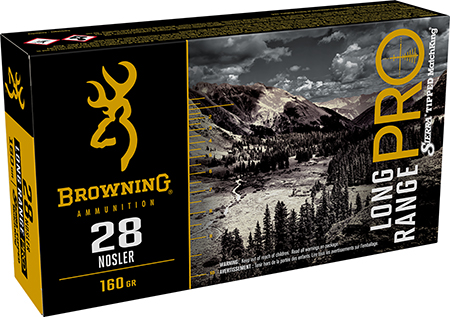 [020892226920] Browning Ammo B192500281 Long Range Pro  28Nosler 160gr Sierra MatchKing BTPT 20 Per Box/10 Case