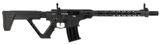 [812285026794] Rock Island VR80SMOKE VR80  12 Gauge 5+1 3" 20" Barrel, Exclusive Smoke Cerakote Finish, Aluminum Receiver, Model 4 Barrel Shroud, Synthetic Stock, Flip Up Front  &  Rear Sights