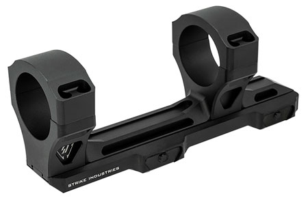 [793811763454] Strike Industries STRIKEASM Adjustable Scope Mount/Ring Combo Black Anodized