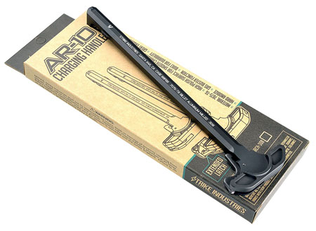 [708747543988] Strike Industries ARCHEL308BK Extended Latch Charging Handle AR-10 Black Anodized Aluminum