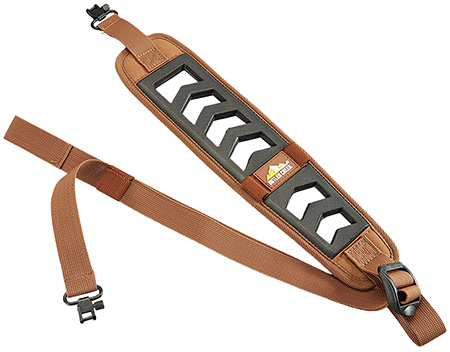 [051525000525] Butler Creek 190031 Featherlight Rifle Sling Brown/Black Foam 22"- 36" OAL Adjustable Rifle