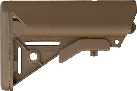 [814927020023] B5 Systems SOP1076 Enhanced SOPMOD Coyote Brown Synthetic for AR-Platform with Mil-Spec Receiver Extension (Tube Not Included)