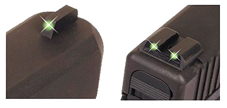 [788130101933] TruGlo TG231S1 Tritium  Black | Green Tritium Front Sight Green Tritium Rear Sight