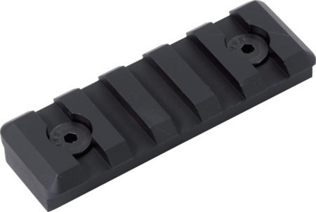 [816397020459] Timber Creek Outdoors M5SPRBL M-LOK 5 Slot Picatinny Rail  Black Anodized