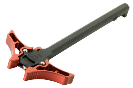 [816397024303] TIMBER CREEK OUTDOOR INC EAMBICHR Enforcer Ambidextrous Charging Handle AR-Platform Red Anodized Aluminum