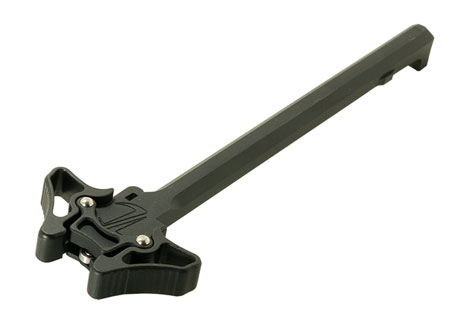 [816397025485] TIMBER CREEK OUTDOOR INC EMAMBICHBL Enforcer Mini Ambidextrous Charging Handle AR-Platform Black Hardcoat Anodized Aluminum
