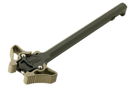 [816397025478] TIMBER CREEK OUTDOOR INC EMAMBICHFDE Enforcer Mini Ambidextrous Charging Handle AR-Platform Flat Dark Earth Cerakote Aluminum