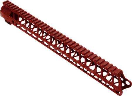 [816397021630] TIMBER CREEK OUTDOOR INC ME15HGR Enforcer Handguard AR-15 Red Anodized Aluminum 15" Picatinny/M-LOK