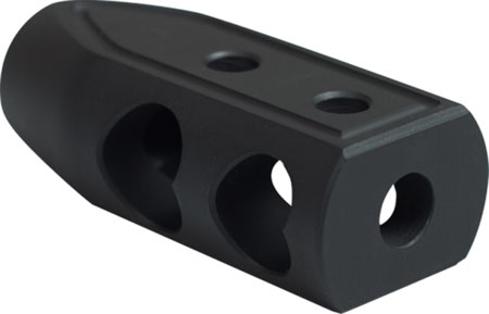 [816397025546] Timber Creek Outdoors 9MMHBBLC Heart Breaker Muzzle Brake Black Cerakote with 1/2"-28 tpi Threads for 9mm AR-Platform