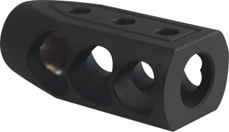 [816397020336] Timber Creek Outdoors 50BEOHBBLC Muzzle Brake  Black Cerakote with 49/64-20 tpi Threads for 50 Beowulf AR-Platform