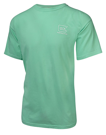 [764503043000] Glock AA75138 Crossover  Turquoise Cotton Short Sleeve Medium