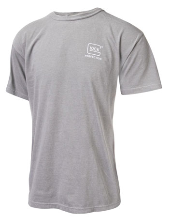 [764503043055] Glock AA75143 Perfection  Gray Cotton Short Sleeve Small