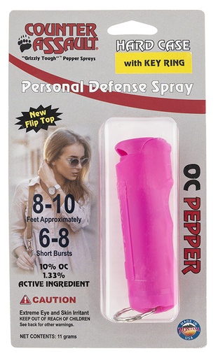 [722031415751] Counter Assault 15067062 Pepper Blitz  OC Pepper Range 6-8 ft 1.20 oz
