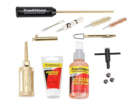 [040589004624] Traditions A5120 Sportsman Kit 44 Cal Revolver Nylon Bristles 1 Kit