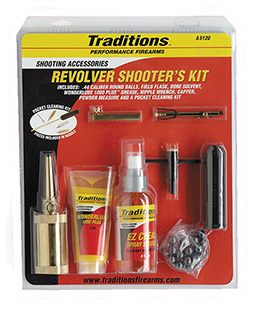 [040589004624] Traditions A5120 Sportsman Kit 44 Cal Revolver Nylon Bristles 1 Kit
