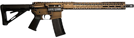 [680490947704] Black Rain BROSS2020FRBB Fission  5.56x45mm NATO 16" 30+1 Bronze Battleworn Cerakote Black Adjustable Magpul MOE Stock