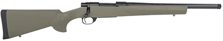 [682146117998] Howa HHGG65C16 M1500 HS Precision 6.5 Creedmoor 10+1 16.25" Blued Heavy Barrel, Blued Steel Receiver, Green Hogue OverMolded Synthetic Stock