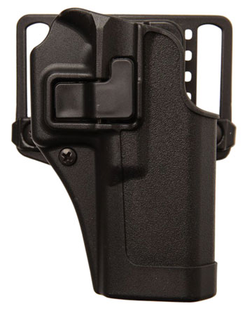 [648018220579] Blackhawk 410565BKR Serpa CQC  OWB Matte Black Polymer Paddle Belt Loop Fits Springfield XDS Fits 3.30" Barrel Right Hand