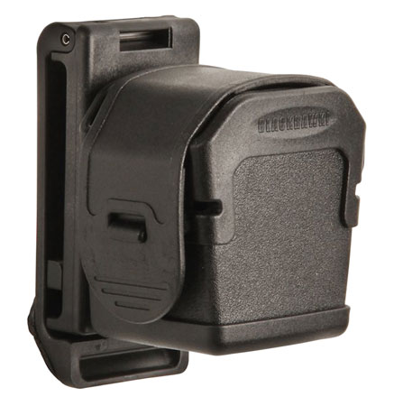 [648018154560] Blackhawk 44A890BK Taser Cartridge Holder  Fits Taser X26/X26P Duty Holster Black Polymer Belt Loop Mount