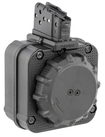 [708279014765] ProMag DRMA28 Standard  65rd Drum 5.56x45mm NATO AK-Platform Black DuPont Zytel Polymer