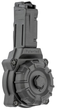 [708279014925] ProMag DRMA36 Standard  30rd Drum 9mm Luger Fits Sig MPX Black DuPont Zytel Polymer