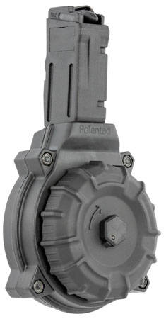 [708279014567] ProMag DRMA21 Standard  50rd Drum 9mm Luger Fits Sig MPX Black DuPont Zytel Polymer