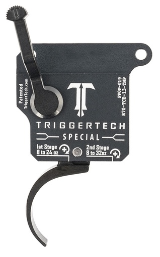 [885768001786] TriggerTech R70TCB13TNP Special  Two-Stage Pro Curved Trigger with 1-3.50 lbs Draw Weight  &  Matte Gray w/Black Parts Finish for Remington 700 Right