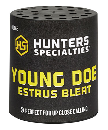 [021291001668] Hunters Specialties 00166 Young Doe Estrus  Can Call Doe Sounds Attracts Deer Black