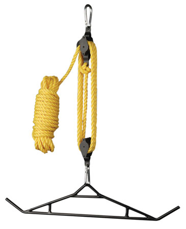 [021291006489] Hunters Specialties 00648 Super Mag 6:1 Lift System Black 1500 lbs w/Magnum Gambrel