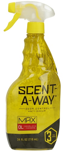 [021291709168] Scent-A-Way 100083 Max Field Spray Odor Eliminator Odorless Scent 24 oz Trigger Spray