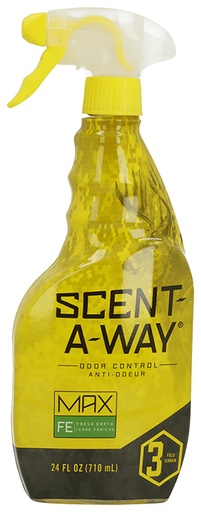 [021291709175] Scent-A-Way 100084 Max Field Spray Odor Eliminator Earth Scent 24 oz Trigger Spray