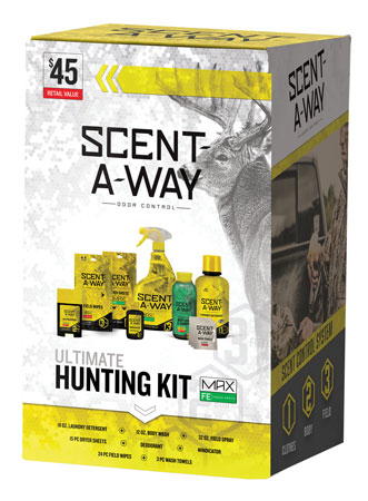 [021291709489] Scent-A-Way 100099 Max Ultimate Hunting Kit Odor Eliminator Odorless Scent